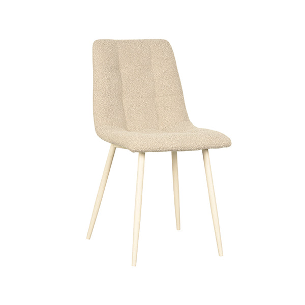 Eetkamerstoel Nikos - Zand - Boucle (set van 4) - {{ product.type }} - Kas20