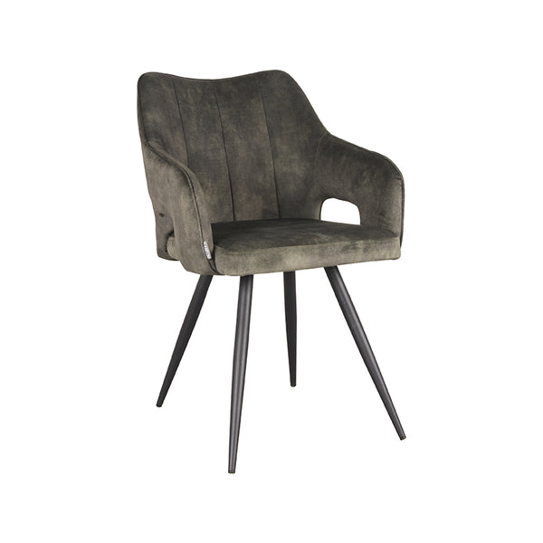 Eetkamerstoel Nikolas - Hunter - Velours - {{ product.type }} - Kas20