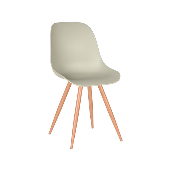 Eetkamerstoel Tranquillo - Breeze - Kunststof - Oak Metal Woodcover (set van 2) - {{ product.type }} - Kas20