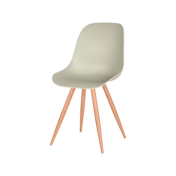 Eetkamerstoel Tranquillo - Breeze - Kunststof - Oak Metal Woodcover (set van 2) - {{ product.type }} - Kas20