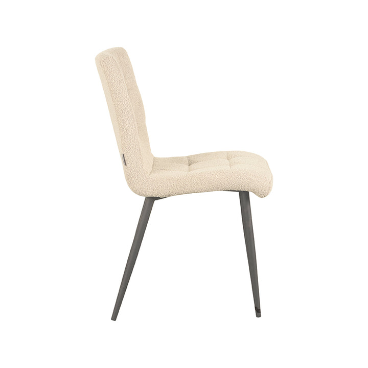 Eetkamerstoel Sebastian - Zand - Boucle (set van 4) - {{ product.type }} - Kas20