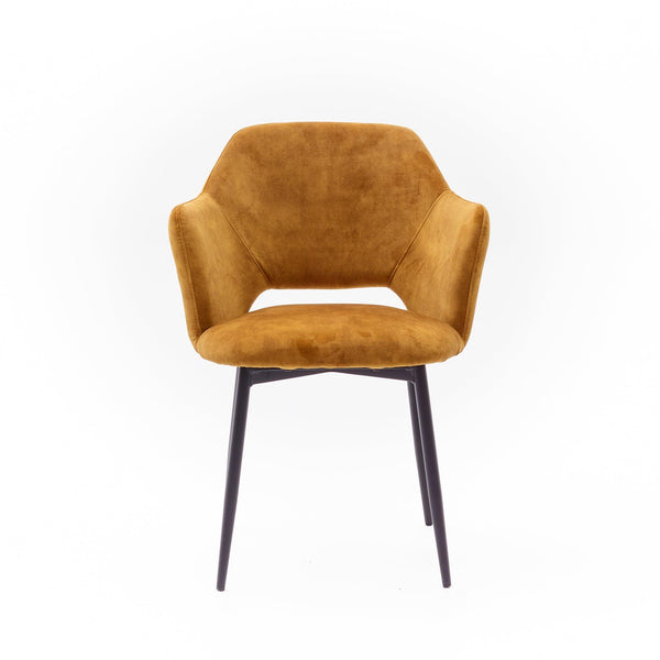 Elli Eetkamerstoel - Adore Gold - Vast onderstel - {{ product.type }} - Kas20