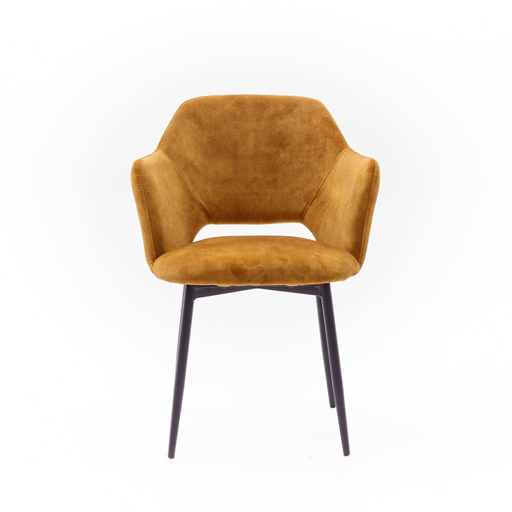 Elli Eetkamerstoel - Adore Gold - Vast onderstel - {{ product.type }} - Kas20