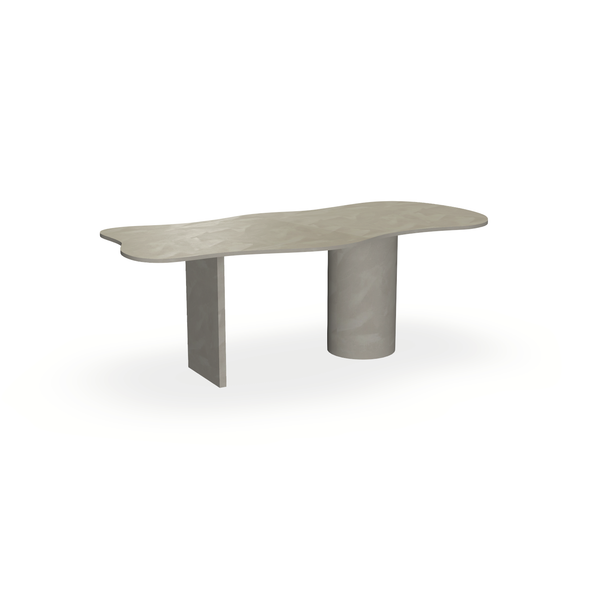 Eettafel Beton Leather Taupe - Wolk - Columbus Mix - {{ product.type }} - Kas20