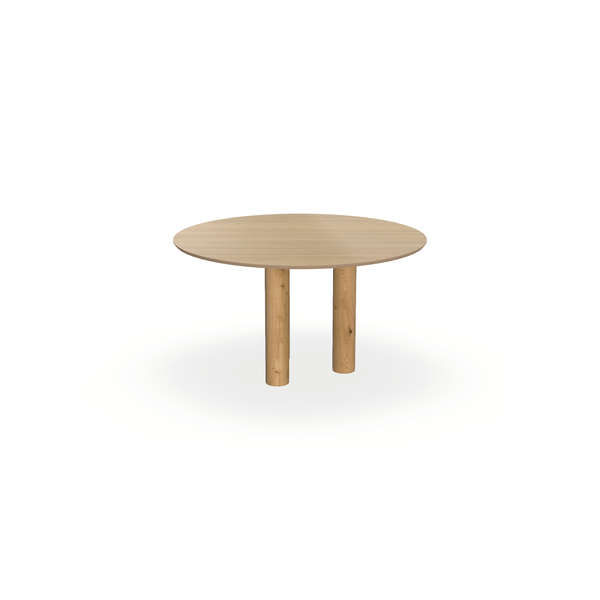 Eettafel Eiken Fineer Naturel - Rond - Columbus Eiken Toscani - {{ product.type }} - Kas20