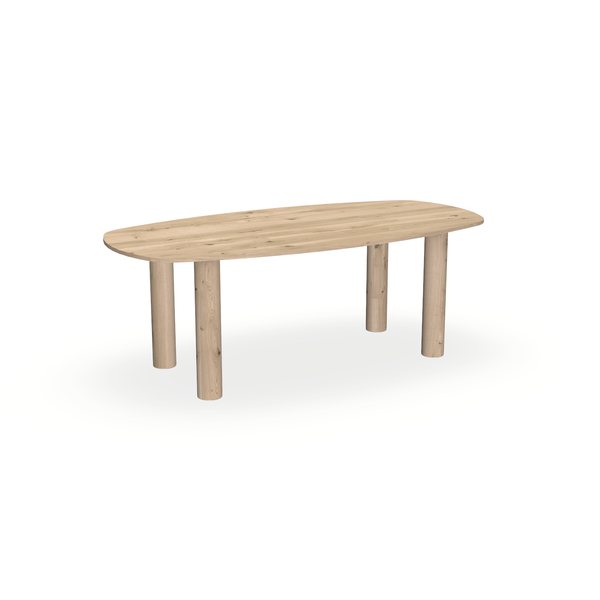 Eettafel Eiken Liqurien - Ovaal Deens - Columbus - {{ product.type }} - Kas20