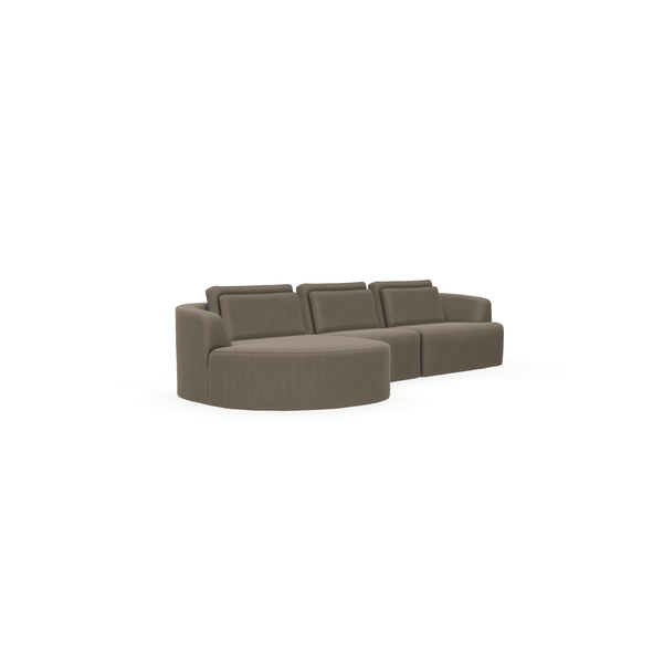 Bank Levi Andermaat 7 - 3 Zit Divan Links - {{ product.type }} - Kas20