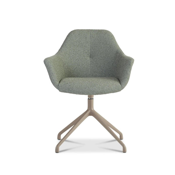 IDS Eetkamerstoel - Cosmo Light Green - Draaibaar zand onderstel - {{ product.type }} - Kas20