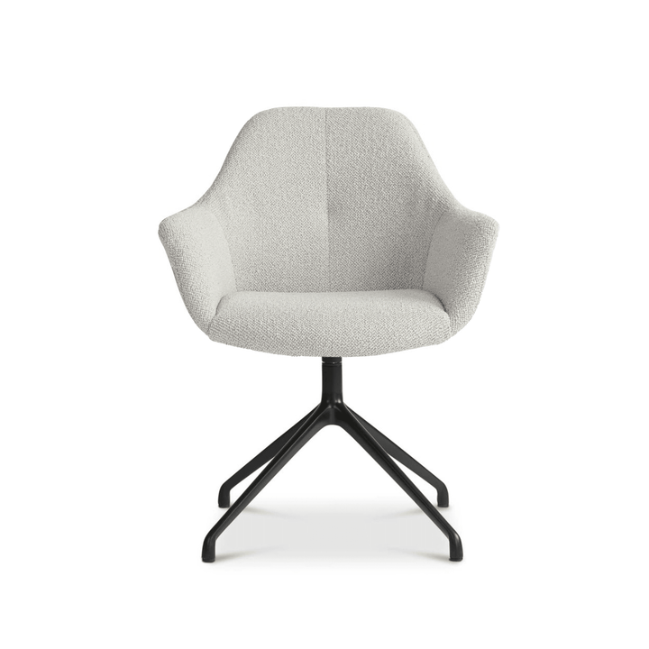 IDS Eetkamerstoel - Cosmo Nude - Draaibaar zwart onderstel - {{ product.type }} - Kas20