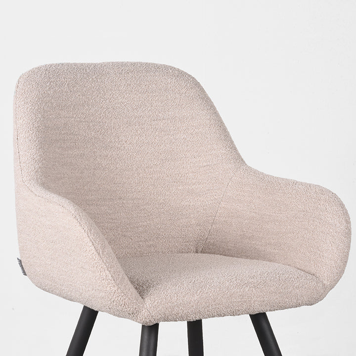 Eetkamerstoel Fabrizio - Naturel - Boucle (set van 2) - {{ product.type }} - Kas20