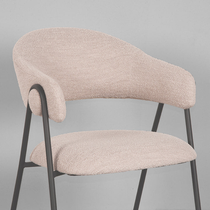 Eetkamerstoel Leander - Naturel - Boucle (set van 2) - {{ product.type }} - Kas20