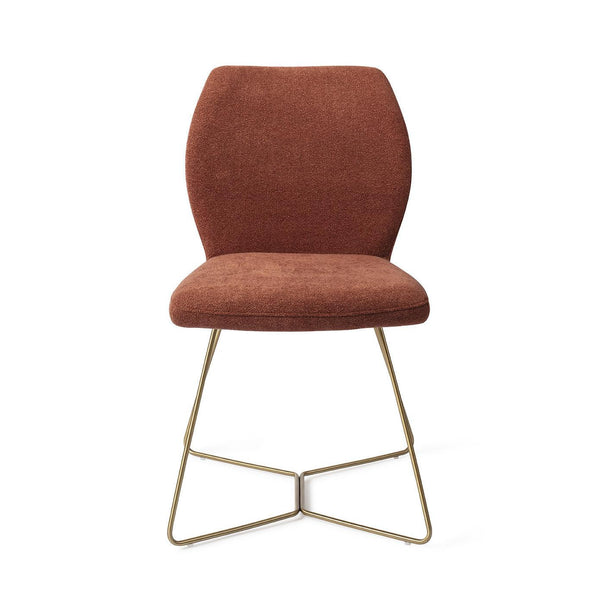 Ikata eetkamerstoel - Cosy Copper, Beehive Gold - {{ product.type }} - Kas20