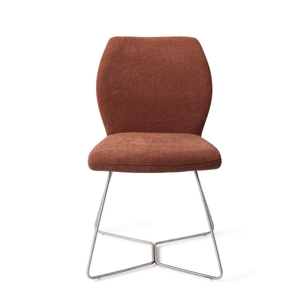 Ikata eetkamerstoel - Cosy Copper, Beehive Steel - {{ product.type }} - Kas20