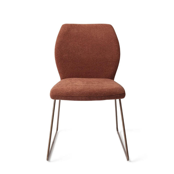 Ikata eetkamerstoel - Cosy Copper, Slide Rose - {{ product.type }} - Kas20