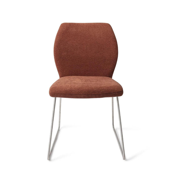 Ikata eetkamerstoel - Cosy Copper, Slide Steel - {{ product.type }} - Kas20