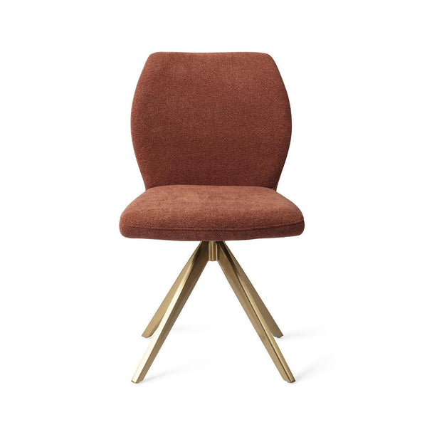 Ikata eetkamerstoel - Cosy Copper, Turn Gold - {{ product.type }} - Kas20