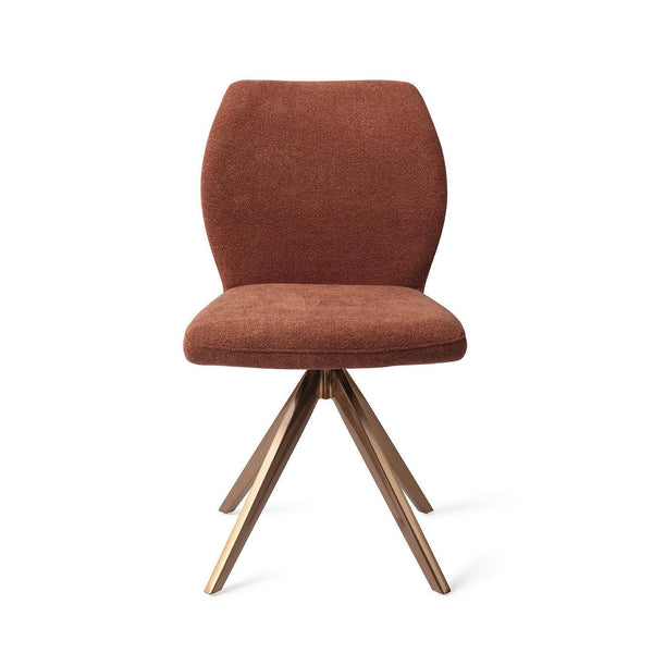 Ikata eetkamerstoel - Cosy Copper, Turn Rose - {{ product.type }} - Kas20
