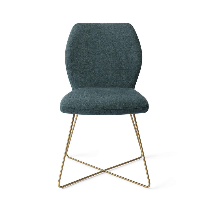 Ikata eetkamerstoel - Merry Mermaid, Cross Gold - {{ product.type }} - Kas20
