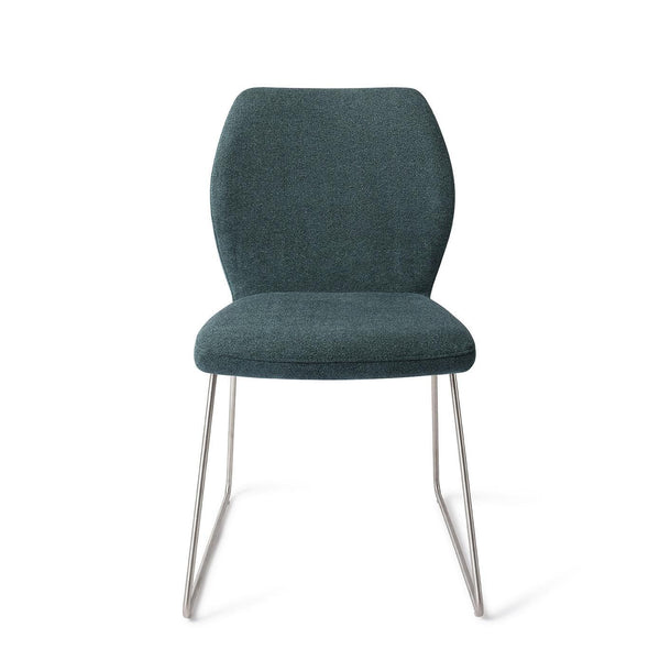 Ikata eetkamerstoel - Merry Mermaid, Slide Steel - {{ product.type }} - Kas20