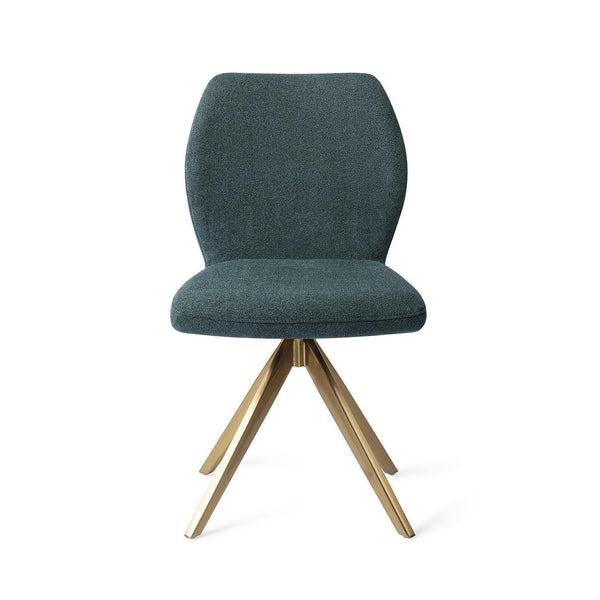 Ikata eetkamerstoel - Merry Mermaid, Turn Gold - {{ product.type }} - Kas20