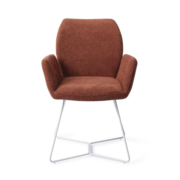 Misaki eetkamerstoel - Cossy Copper, Beehive Wit - {{ product.type }} - Kas20
