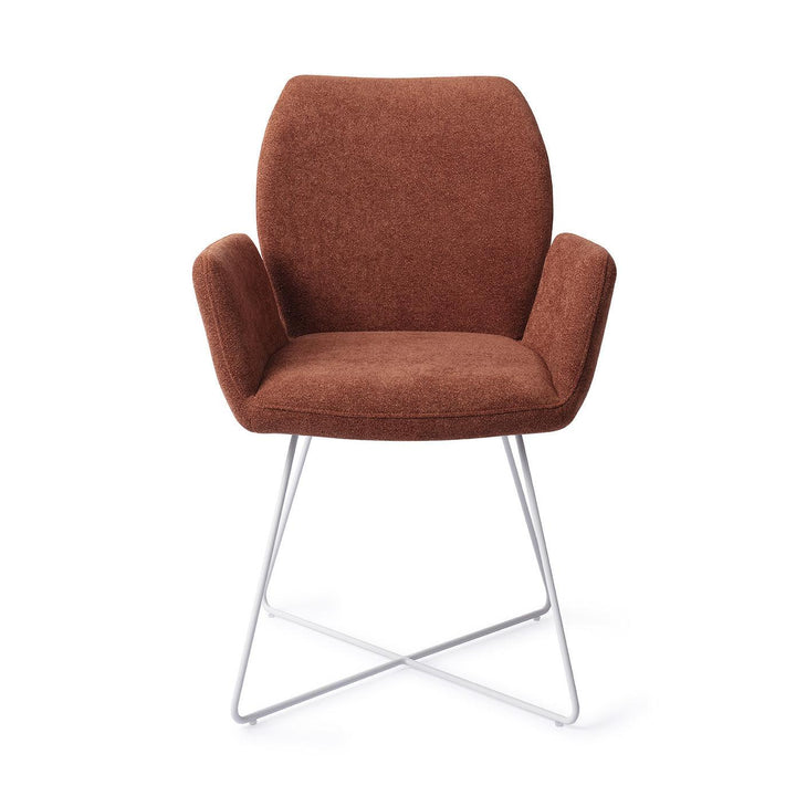 Misaki eetkamerstoel - Cossy Copper, Cross Wit - {{ product.type }} - Kas20