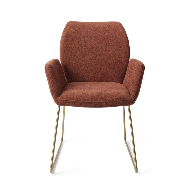 Misaki eetkamerstoel - Cossy Copper, Slide Goud - {{ product.type }} - Kas20