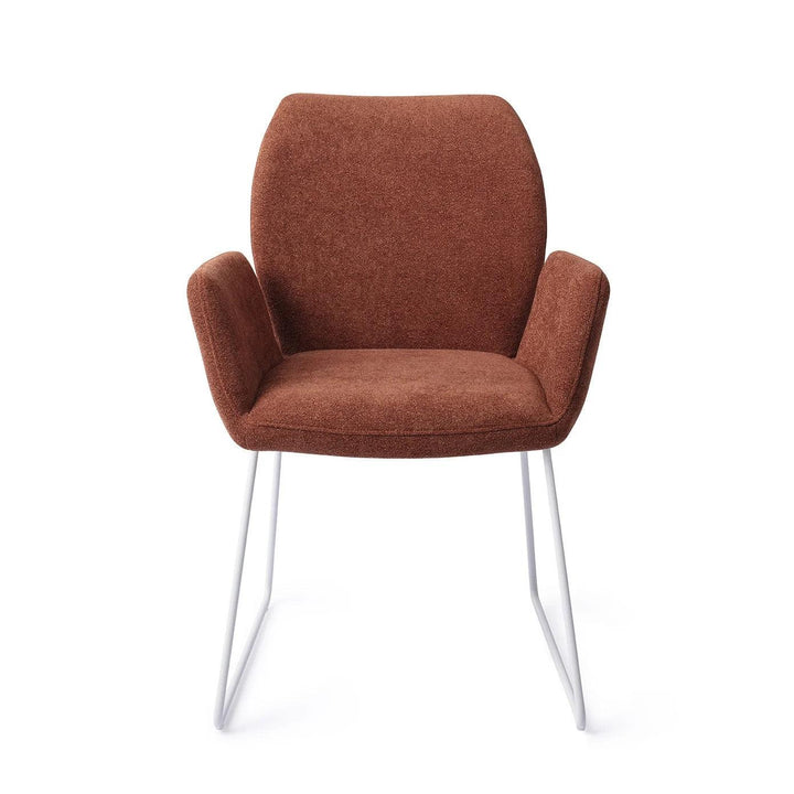Misaki eetkamerstoel - Cossy Copper, Slide Wit - {{ product.type }} - Kas20