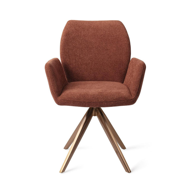 Misaki eetkamerstoel - Cossy Copper, Turn Rose - {{ product.type }} - Kas20