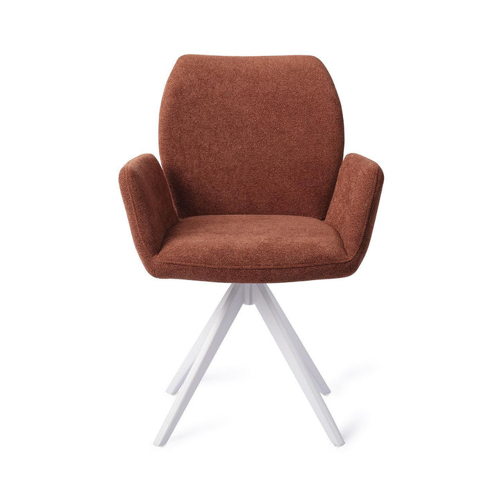 Misaki eetkamerstoel - Cossy Copper, Turn Wit - {{ product.type }} - Kas20