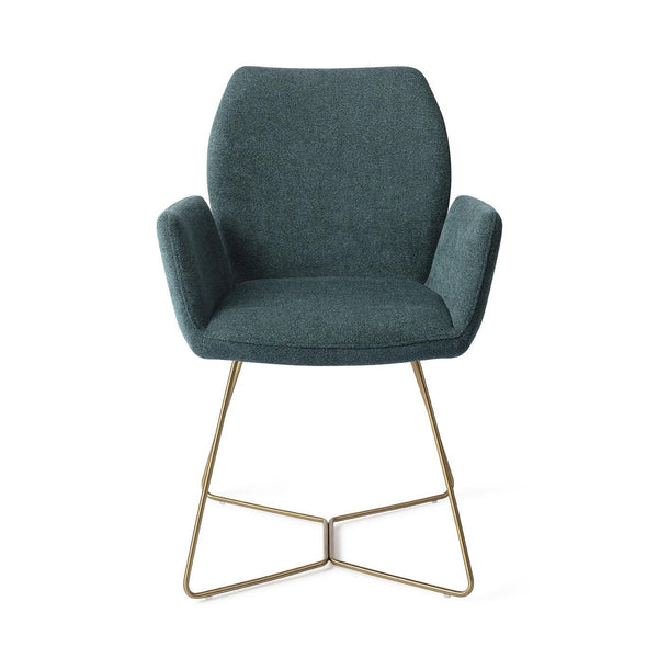 Misaki eetkamerstoel - Merry Mermaid, Beehive Gold - {{ product.type }} - Kas20