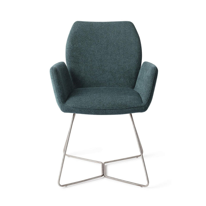 Misaki eetkamerstoel - Merry Mermaid, Beehive Steel - {{ product.type }} - Kas20