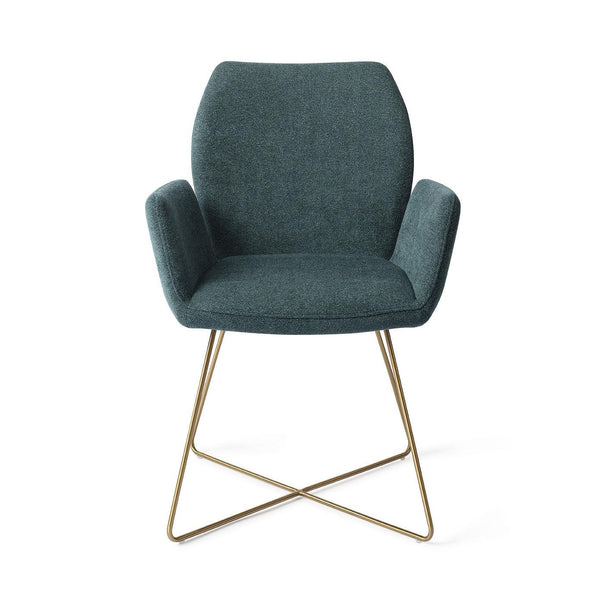 Misaki eetkamerstoel - Merry Mermaid, Cross Gold - {{ product.type }} - Kas20