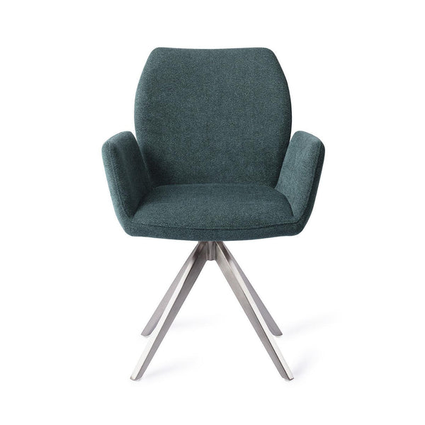 Misaki eetkamerstoel - Merry Mermaid, Turn Steel - {{ product.type }} - Kas20
