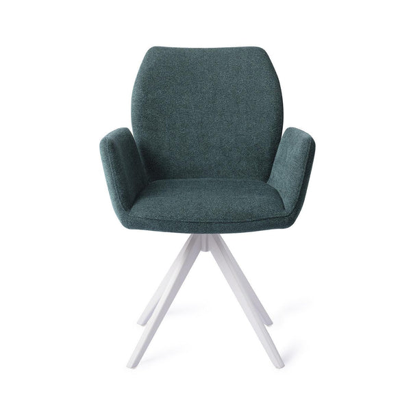 Misaki eetkamerstoel - Merry Mermaid, Turn Wit - {{ product.type }} - Kas20