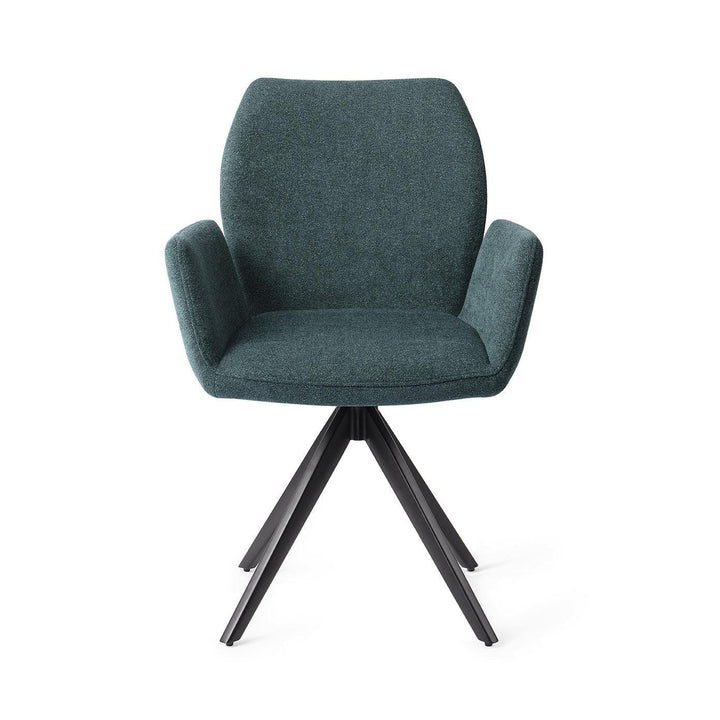Misaki eetkamerstoel - Merry Mermaid, Turn Zwart - {{ product.type }} - Kas20