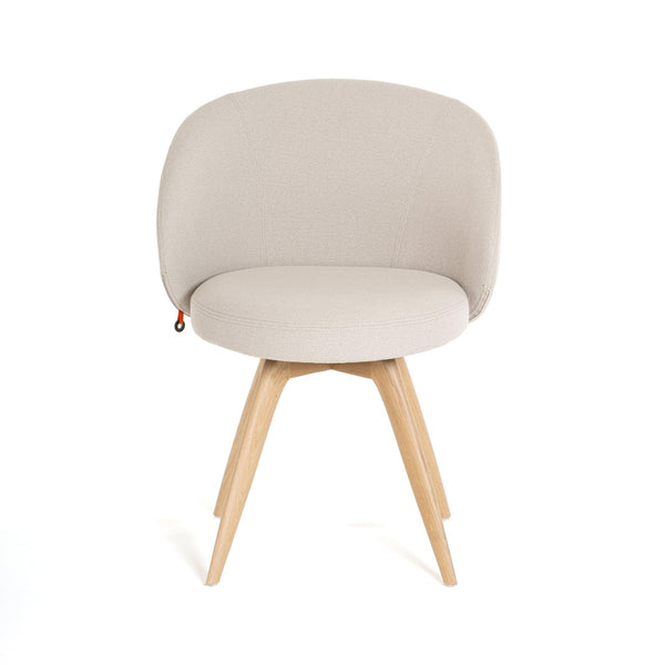 Mobitec Neo Eetkamerstoel - Samba Beige Stof - Vast onderstel - {{ product.type }} - Kas20