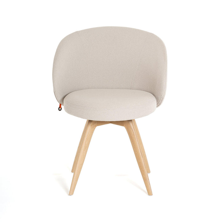 Mobitec Neo Eetkamerstoel - Samba Beige Stof - Vast onderstel - {{ product.type }} - Kas20