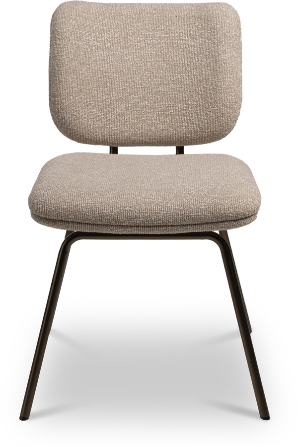 Kobe eetkamerstoel zonder arm - Anodic Brown onderstel