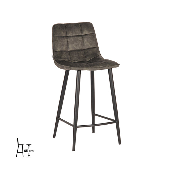 Barkruk Julian - Hunter - Velours (set van 2) - {{ product.type }} - Kas20