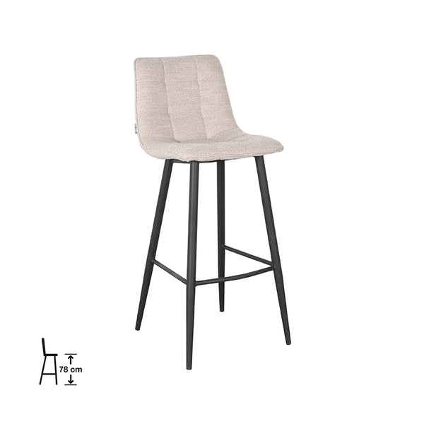 Barkruk Julian - Naturel - Boucle (set van 2) - {{ product.type }} - Kas20