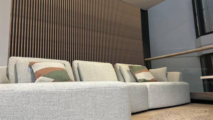 Wandpaneel - Noten | Zwart - 290cm x 12cm - {{ product.type }} - Kas20