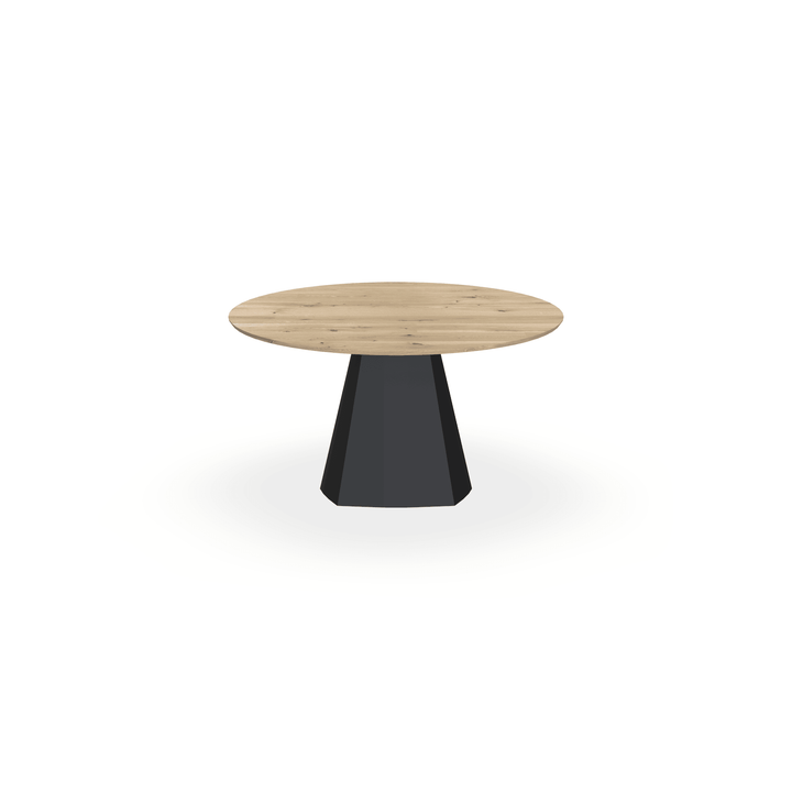 Eiken massief Naturel - Rond - Cone Zwart - {{ product.type }} - Kas20