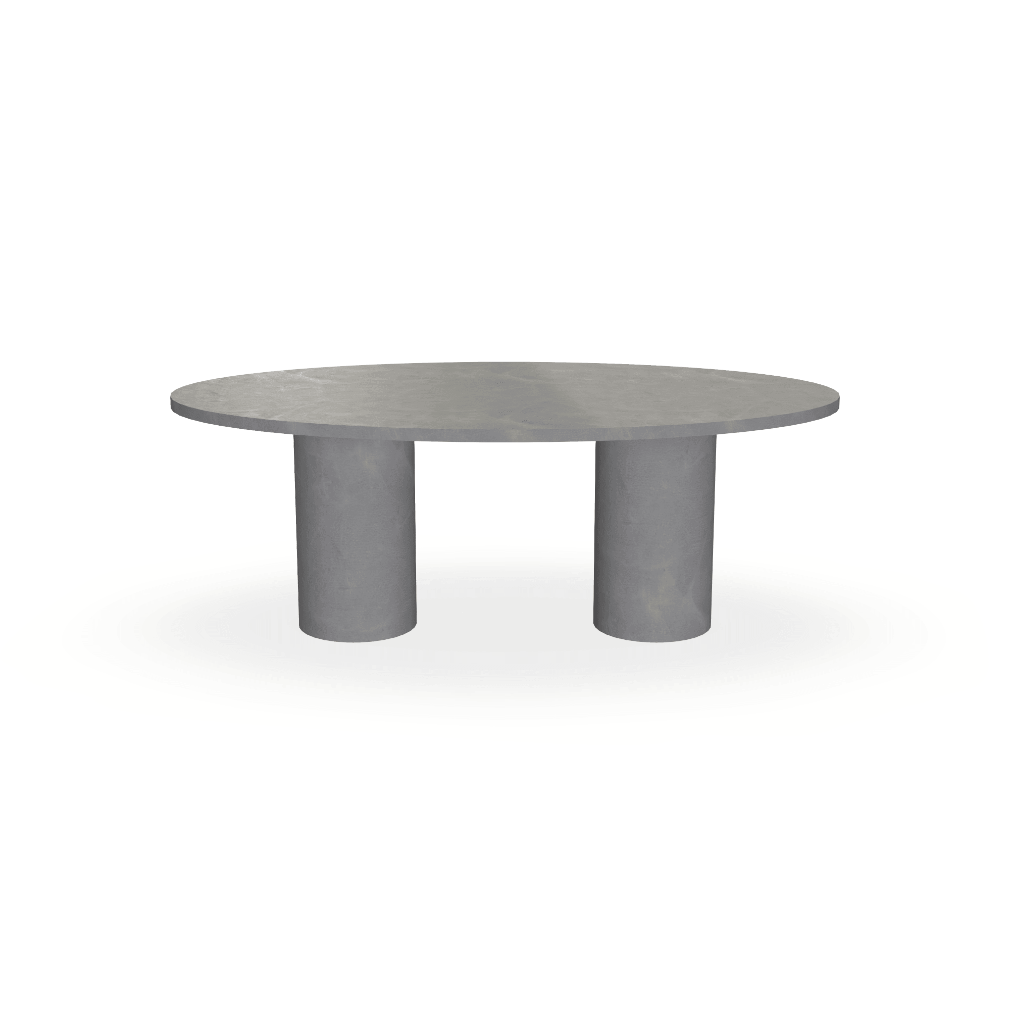 Eettafel Beton Concrete Grey - Ovaal - Columbus Duo - {{ product.type }} - Kas20