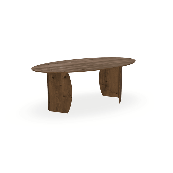 Eettafel Eiken Toscane 2 - Ovaal - Maan Binnen - {{ product.type }} - Kas20