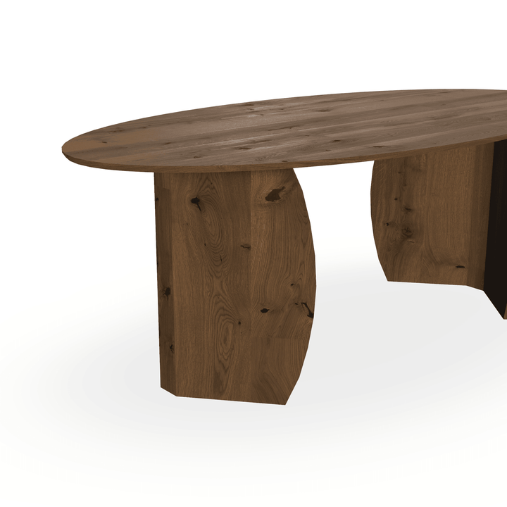 Eettafel Eiken Toscane 2 - Ovaal - Maan Binnen - {{ product.type }} - Kas20