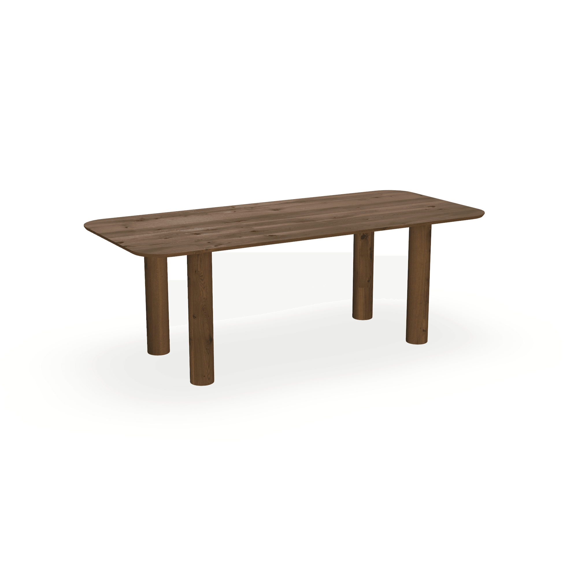 Eettafel Eiken Toscane 2 - Recht Radius - Columbus - {{ product.type }} - Kas20