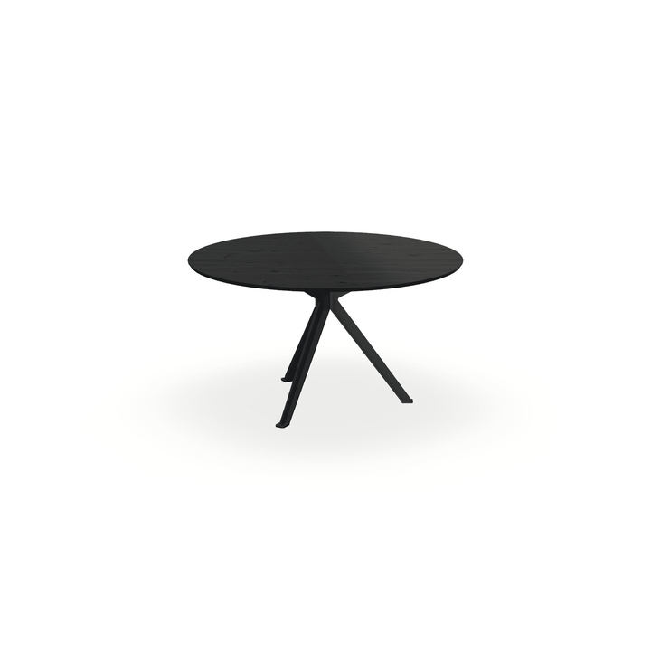 Eiken massief eettafel Zwart - Rond - Stella Zwart - {{ product.type }} - Kas20