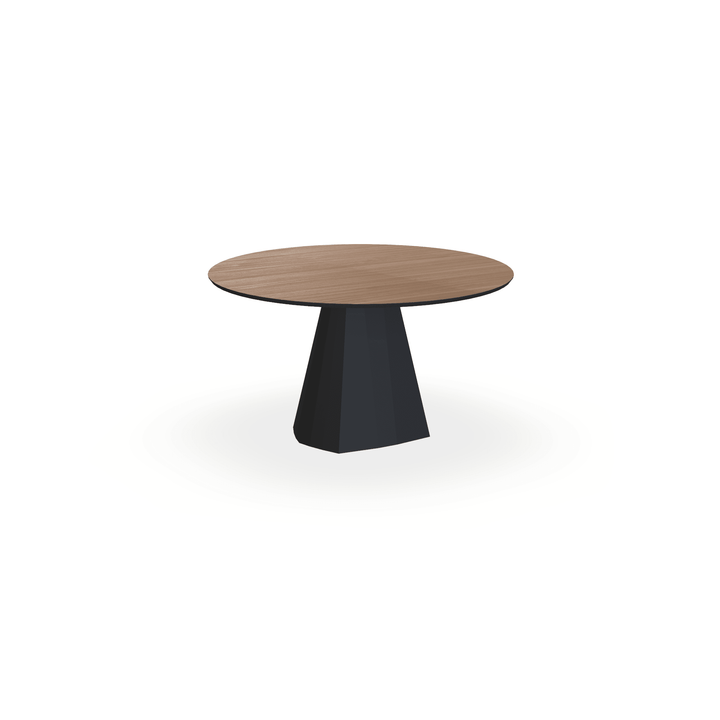 Melamine eettafel Noten - Rond - Cone Zwart - {{ product.type }} - Kas20