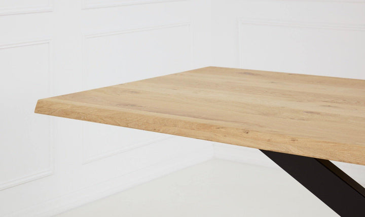 Eiken boomstamtafel - Boomstam - Matrix poot dun - Online Kopen | Kas20 - {{ product.type }} - Kas20
